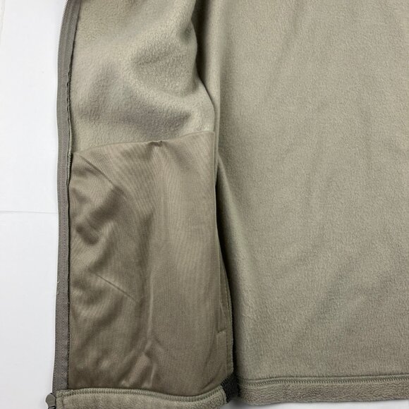 Men's Columbia Vest Fleece Sleeveless Size XL 2-Tone Grays Full Zip/Zip Pockets - Picture 9 of 10